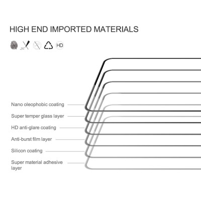 Miếng dán kính cường lực full màn hình 111D cho Samsung Galaxy A14 / A34 / A54 / A13 / A23 / A53 / A73 hiệu HOTCASE 111D (siêu mỏng chỉ 0.3mm, độ trong tuyệt đối, bo cong bảo vệ viền, độ cứng 9H, vát cạnh 2.5D) - Hàng nhập khẩu