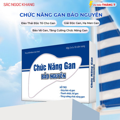 Thực phẩm bảo vệ sức khỏe Viên uống Chức năng gan Bảo Nguyên