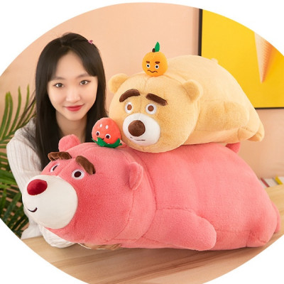 Thú nhồi bông Lotso Bơ, Bí đỏ êm mịn - Size từ 75cm đến 90cm - Quà tặng gấu bông Lotso cosplay xanh lá, cam cute.