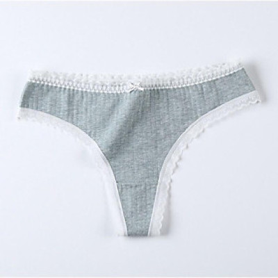 Quần Lọt Khe Cotton Viền Ren ( Mã SP B6610)