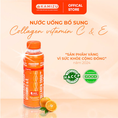 Nước uống bổ sung Kamizu hương cam thanh mát - Lốc 6 chai