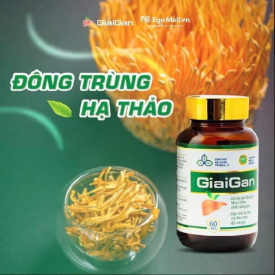 Viên uống giải độc, tăng cường chức năng gan GiaiGan, giúp giải độc gan hiệu quả với Công thức độc quyền từ Viện R.I.F.F