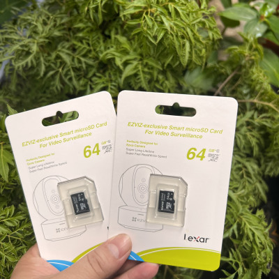 Thẻ nhớ Camera Ezviz 64Gb Class 10 Tốc Độ Cao, Cho Camera, Điện Thoại - Hàng Chính Hãng 
