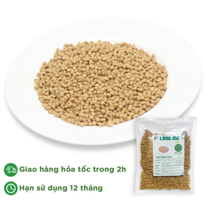 Thịt Bằm Chay Loại Ngon ( 1 Kg ) Thực Phẩm Chay Ngon Thành Phần Tự Nhiên Không Chất Bảo Quản Không Biến Đổi Gen Sườn Non Chay Làng Me
