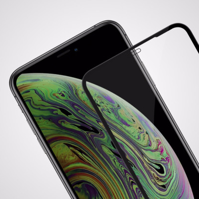 Miếng dán cường lực 3D full màn hình cho iPhone Xs Max / iPhone 11 Pro Max hiệu Nillkin Amazing CP+ Pro ( Mỏng 0.3mm, Kính ACC Japan, Chống Lóa, Hạn Chế Vân Tay) - Hàng chính hãng