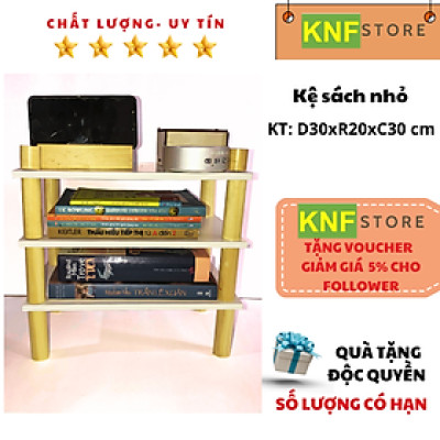 Kệ sách gỗ thông gọn gàng,xinh xắn cho bàn làm việc nhỏ từ KNF, mẫu mới 2023