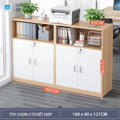 Tủ Hồ Sơ Văn Phòng Nhỏ Gọn Có Khóa Tiện Lợi Thương Hiệu SIB Decor HS21