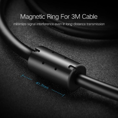 Ugreen UG10353US132TK 0.25M màu Đen Cáp sạc truyền dữ liệu USB 2.0 sang MINI USB đầu mạ vàng - HÀNG CHÍNH HÃNG