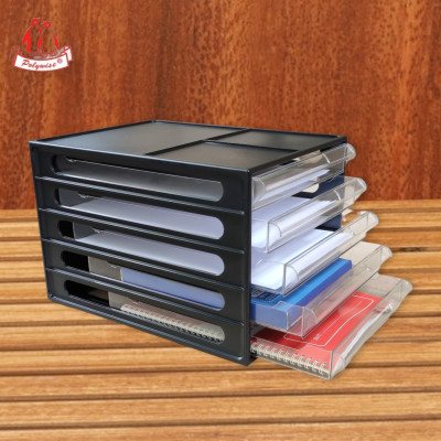 Tủ nhựa đựng tài liệu, hồ sơ giấy tờ văn bản cao cấp đa năng 4 tầng & 5 tầng - A4