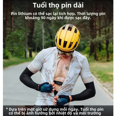Cảm Biến Nhịp Tim Đeo Ngực Cho VĐV Chuyên Nghiệp XOSS X2 PRO Calories HRM ANT+ Bluetooth IP67 Tương Thích Garmin Bryton Xoss