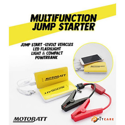 Bộ Kích Bình Ắc Quy Kết Hợp Sạc Dự Phòng MotoBatt Jump Starter Chính Hãng US Bảo Hành 6 Tháng