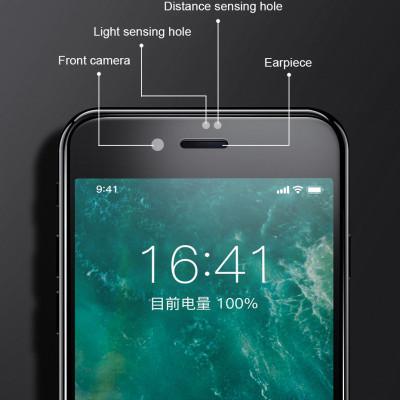 Miếng dán kính cường lực Full 10D cho iPhone 6 / 6s Hiệu Vmax (Phủ Nano, Vát 10D, mài cạnh 2.5D, hiển thị Full HD) - Hàng chính hãng