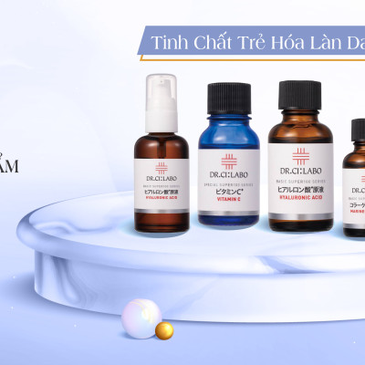 Tinh Chất Dưỡng Ẩm Và Ngăn Lão Hóa Dr.Ci:Labo Hyaluronic Acid Basic Super 100 Series (30 mL)