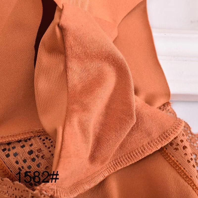 COMBO 5 QUẦN THUN LẠNH LƯNG CAO PHỐI REN CÓ NƠ 1582