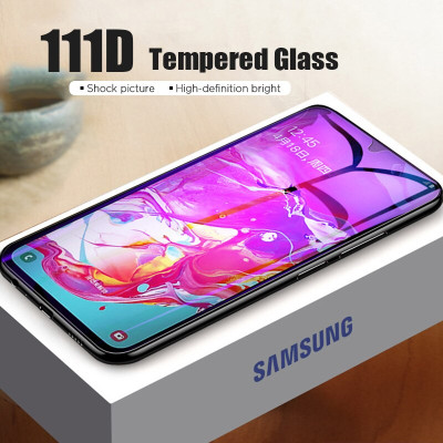 Miếng dán kính cường lực full 111D cho Samsung Galaxy A01 hiệu HOTCASE mỏng 0.3mm, độ cứng 9H - Hàng nhập khẩu