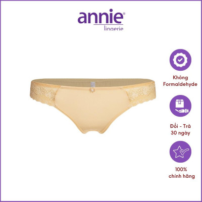 Quần lót nữ trơn viền ren annie QE8119 nữ tính, mềm mại, co giãn tốt ôm sát vòng 3, thấm hút, thoáng mát, có áo đồng bộ