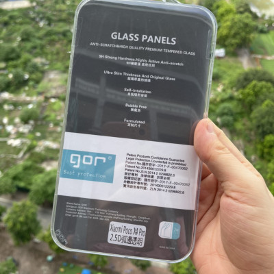 Bộ 2 Kính cường lực GOR cho Xiaomi Poco X4 Pro 5G trong suốt 2.5D ( 2 miếng) Hàng nhập khẩu