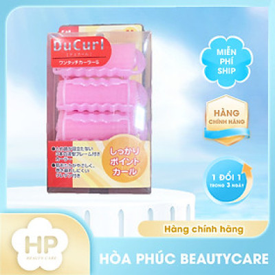 Lô Cuốn Tóc Làm Từ Nhựa Dẻo Cao Cấp Ducurl Kai HC0643 Size M - 33mm (Set 4 Cái)