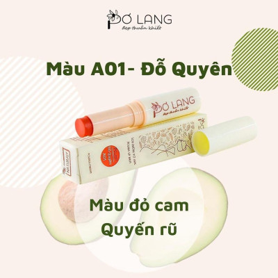 Son dưỡng có màu Pơ Lang giảm khô môi dưỡng hồng môi 3.5gr