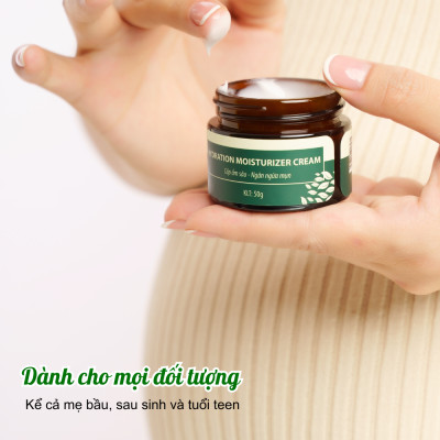 Bộ trắng da, sạch mụn toàn diện Wonmom (Sữa rửa mặt + Kem cấp ẩm + Serum mụn + Mặt nạ nghệ)