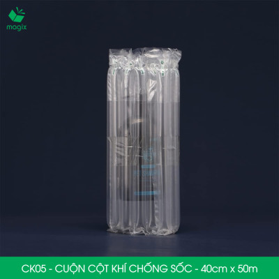 Cuộn cột khí chống sốc - 40cm x 50m - Xốp hơi, đệm hơi đóng gói hàng dễ vỡ - CK05
