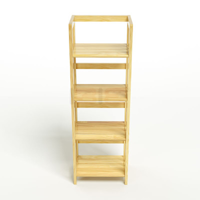 Kệ sách 4 tầng rộng màu gỗ tự nhiên 40cm