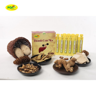 Thanh Can Mộc PQA Hỗ Trợ Tăng Cường Chức Năng Gan Dùng Cho Người Gan Bị Xơ, Nhiễm Mỡ Hộp 10 Ống