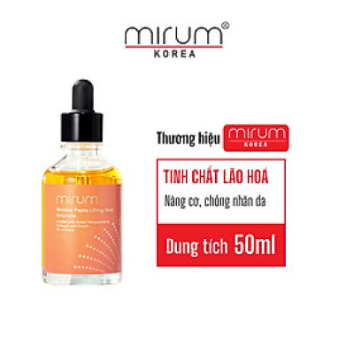 Ampoule Lão Hóa, Nâng Cơ & Chống Nhăn Da Mirum Wrinkle Pepta Lifting Shot Ampoule 50ml