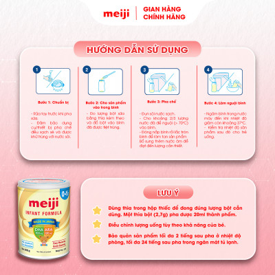 Combo 1 Hộp Sản Phẩm Dinh Dưỡng Công Thức Meiji Infant Formula EZcube (540g) Và 1 Hộp Meiji Infant Formula (800g)