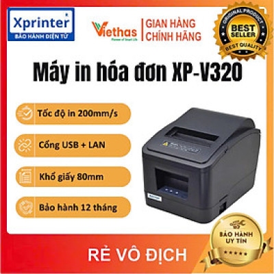 MÁY IN HÓA ĐƠN TÍNH TIỀN  XPRINTER V320N DÀNH QUÁN CAFE - Hàng chính hãng