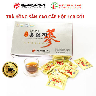 Trà hồng sâm Daedong cao cấp chính hãng Hàn Quốc 3g x 100 gói