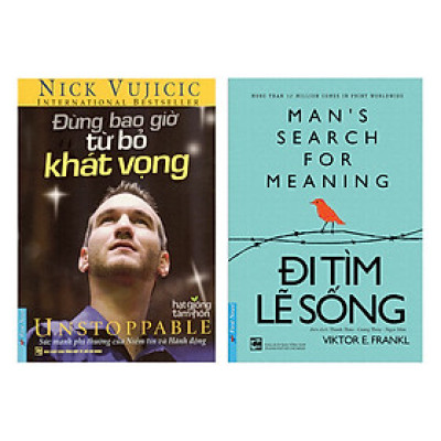 Combo Đừng Bao Giờ Từ Bỏ Khát Vọng + Đi Tìm Lẽ Sống (2 cuốn)