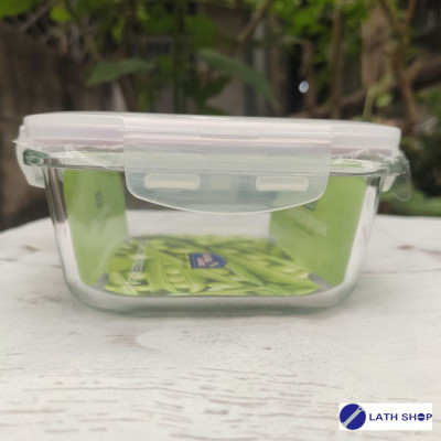 Hộp Thủy Tinh Chịu Nhiệt Glass Euro Lock&Lock-LLG428 175x130x64mm - 630Ml