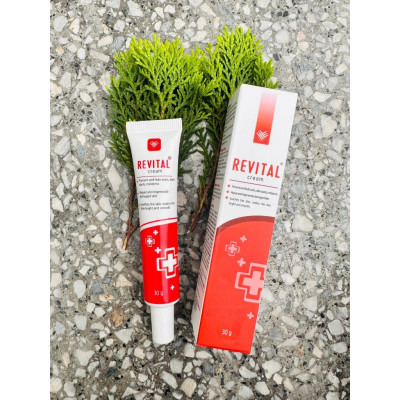 COMBO 2 Tuýp Kem Mờ Sẹo REVITAL 30g, Hỗ Trợ Làm Mờ Sẹo, Giúp Dịu Da Cho Làn Da Sáng Mịn, Hồng Hào