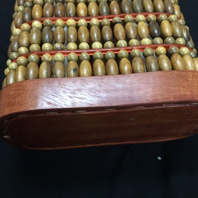 Gối hạt gỗ Bách Xanh cao cấp ( hình thật )