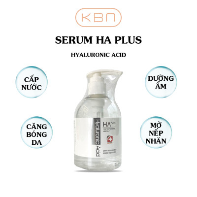[KHUYẾN MÃI] Serum HA Plus Dưỡng Ẩm Căng Bóng Giảm Nếp Nhăn Hyaluronic Acid AWAKETHECELL 300ml
