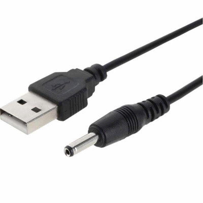 Dây Cáp Chuyển USB 5V to DC Jack 3.5*1.35mm Cho Quạt Sạc, Đèn Sạc, Đèn LED, Đài - Hàng Chính Hãng 