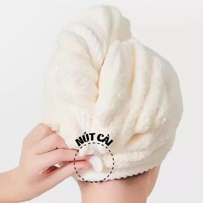 Khăn/Mũ Trùm Tóc Lau Khô – Chăm Sóc Tóc Hiệu Quả, Dùng Tại Nhà & Du Lịch