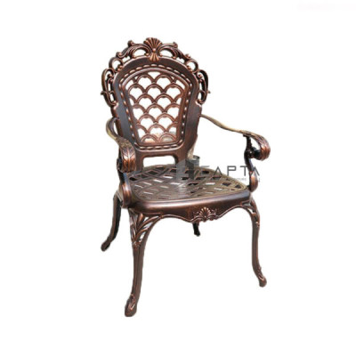 Bộ bàn ghế ngoài trời nhôm đúc 4 ghế nhập khẩu SL TE2003-78A / CC2021A Nội thất Capta