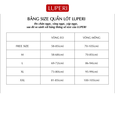 Quần Lót Nữ Tàng Hình Cạp Cao Luperi LU3QL754 Không Đường May Mềm Mịn, Co Giãn, Không Lằn Mông, Kháng Khuẩn, Khử Mùi Tốt
