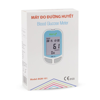 Que thử đường huyết Maxvi (hộp 2 lọ x 25 que)