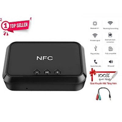 Hàng Chính Hãng - Thiết Bị Nhận Bluetooth B10 Bluetooth 4.1 Phạm Vi Kết Nối 10m Hỗ Trợ NFC Chip Giải Mã Cao Cấp Kết Nối Linh Hoạt 3.5mm AV Giảm Thiểu Tiếng Ồn Nhựa ABS - Kết Nối Dễ Dàng, Tiết Kiệm Điện Năng, Âm Thanh Sống Động - ROGTZ