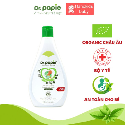 Mua Nước Tắm Thảo Dược Dr.Papie Chai lớn 500ml Cho Bé Sơ Sinh Đến 3 Tuổi Tặng 2 Khăn Sữa