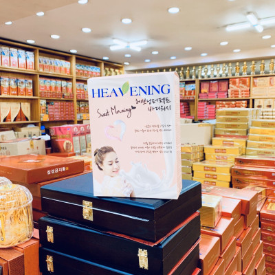 Bộ chăm sóc cơ thể Set 02 chai Sữa tắm dưỡng ẩm, làm trắng da Heavening 