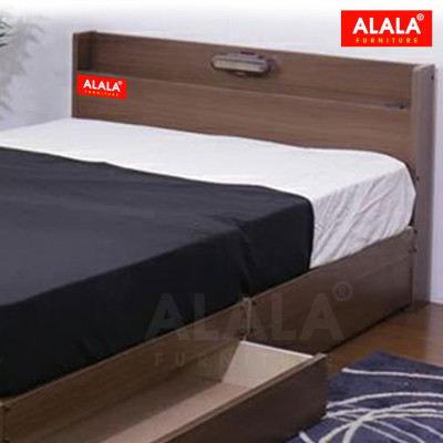Giường ngủ ALALA31 + 2 hộc kéo / Miễn phí vận chuyển và lắp đặt/ Đổi trả 30 ngày/ Sản phẩm được bảo hành 5 năm từ thương hiệu ALALA/ Chịu lực 700kg