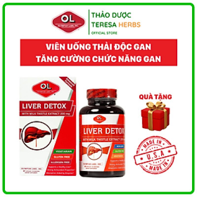 Liver Detox Olympian Labs – Bổ Gan, Tăng Cường Chức Năng Gan - Chai 60 viên