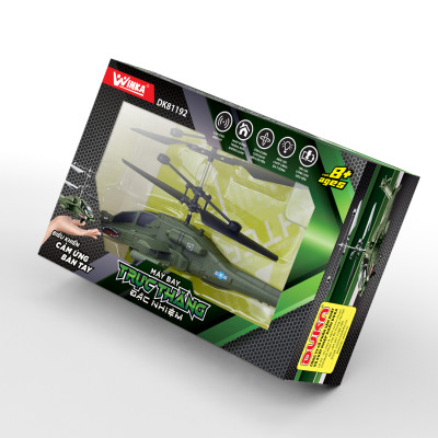 Máy Bay Điều Khiển Từ Xa Cảm Ứng  - Trực Thăng Đặc Nhiệm DK81192 ( Mẫu ngẫu nhiên )