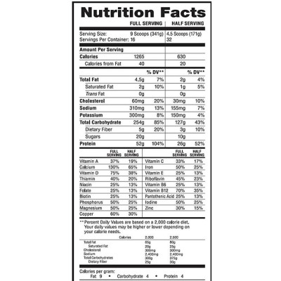 [Chính hãng] Labrada | Muscle Mass Gainer (5.4kg) Sữa Tăng Cân Tăng Cơ Bổ Sung 1265 Calo, 52g Protein & Vitamin