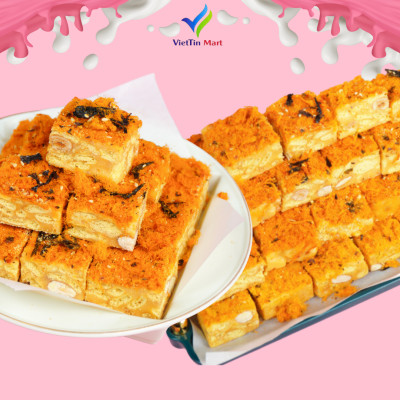 Set Bánh Bông Tuyết Hoàng Kim Thượng Hạng 40 Viên VietTin Mart