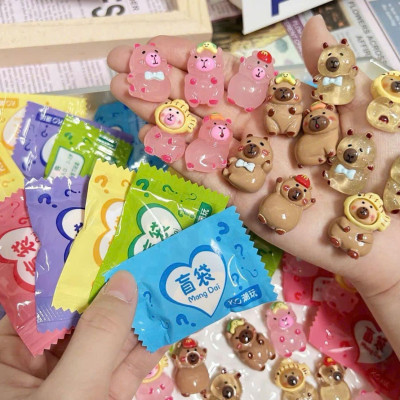 Set 50 Túi Mù Labubu Phát Sáng, Cappybara Phát Sáng, Kẹo Mù, Quà Tặng Bí Mật, Quà Tặng Sinh Nhật